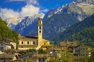 Ponteggia In The Italian Alps