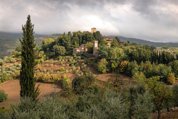 Photo of village of Panzano, Tuscany, Italy
