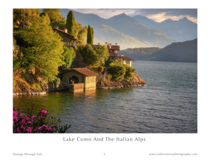 Photograph of Lake Como  Italy