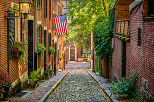 Boston's Beacon Hill - Acorn Street